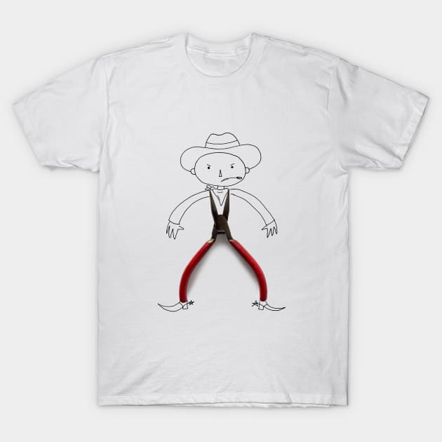 Cowboy of Pliers T-Shirt by cintascotch